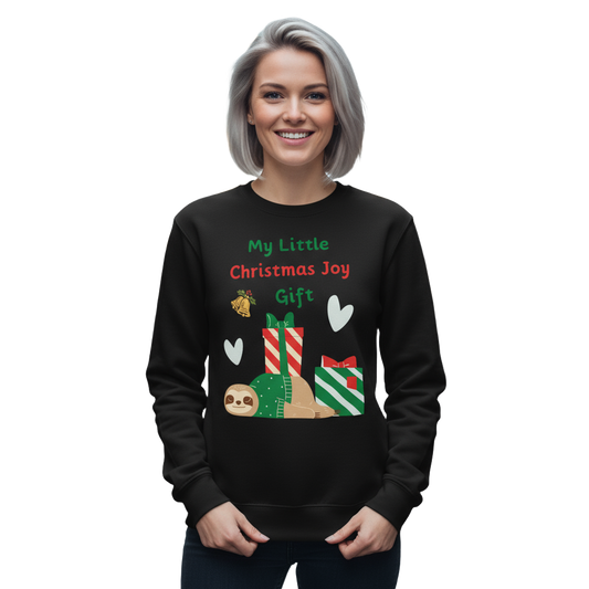 Sloth Christmas Joy Sweatshirt – Secret Santa & Party Cozy Gift