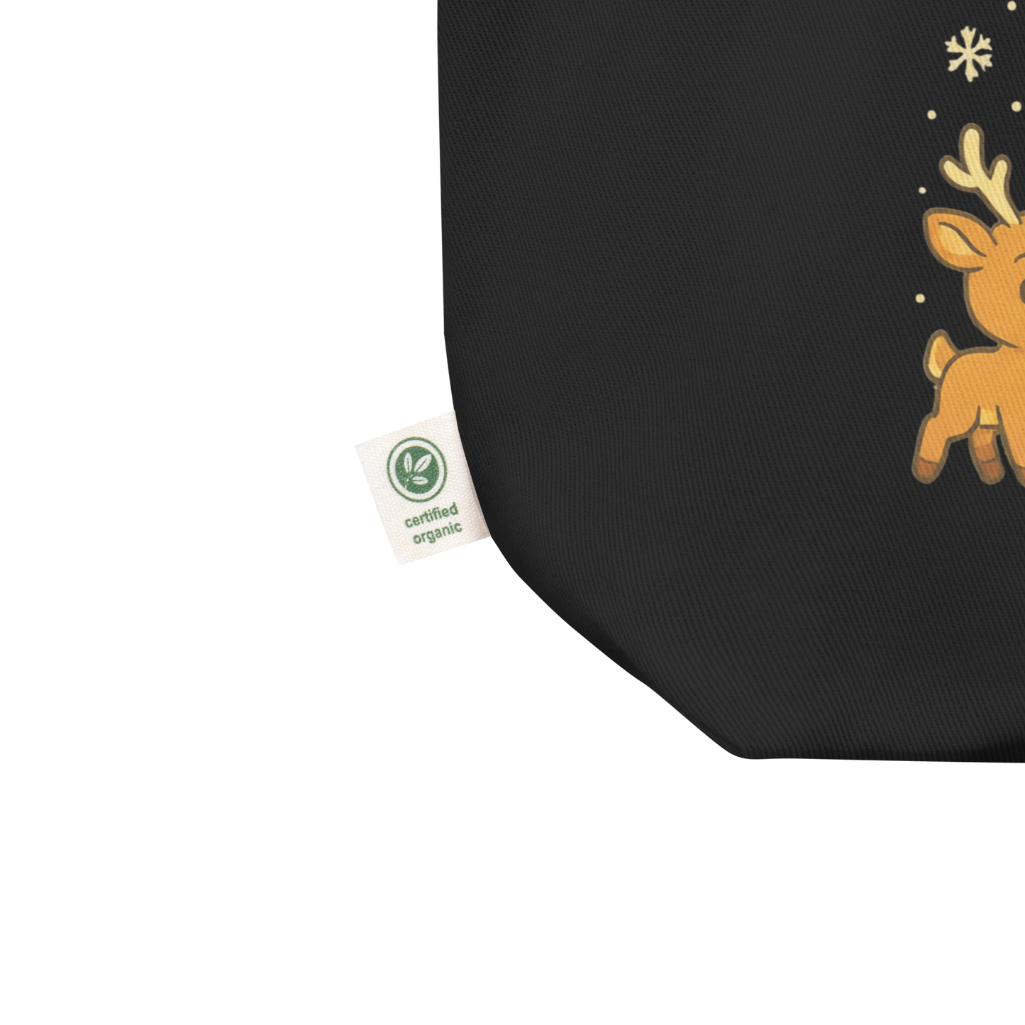 Christmas Tote Bag with Santa & Reindeer – Party-Ready Gift