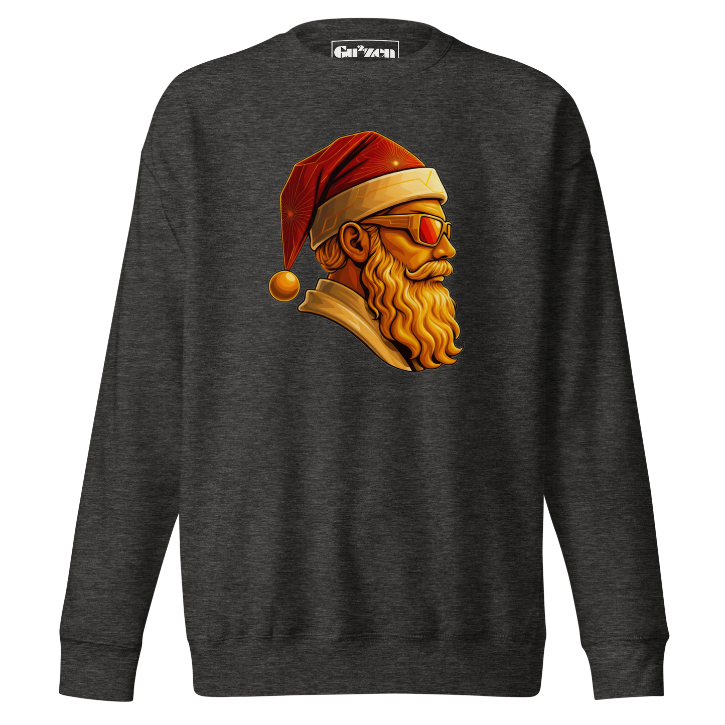 Cool Santa Christmas Sweatshirt – Unisex Crewneck for Holiday Parties & Gift