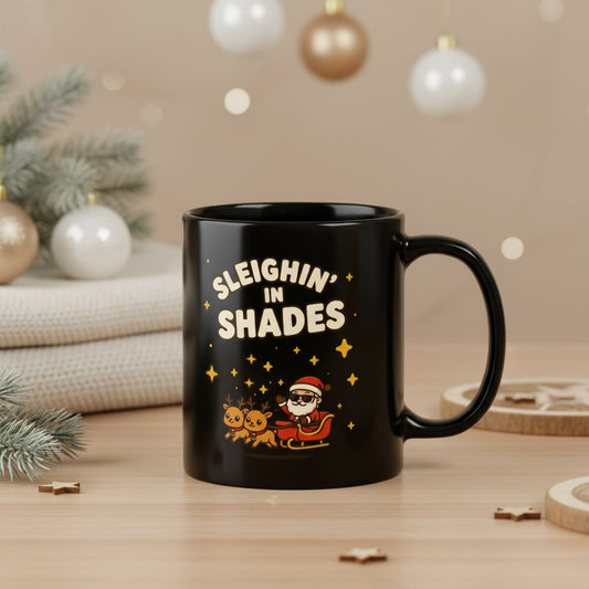 Sleighin’ in Shades Christmas Mug – Perfect Secret Santa Gift