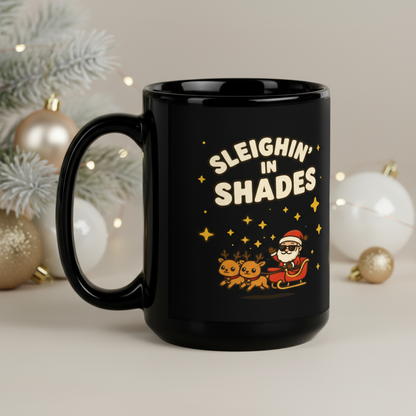 Sleighin’ in Shades Christmas Mug – Perfect Secret Santa Gift
