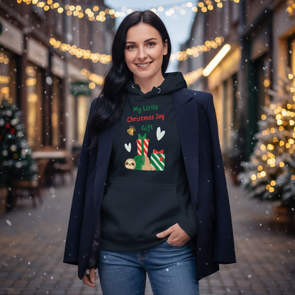 Sloth Christmas Joy Hoodie – Secret Santa ＆ Party Cozy Gift