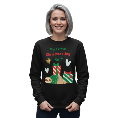 Sloth Christmas Joy Sweatshirt – Secret Santa ＆ Party Cozy Gift