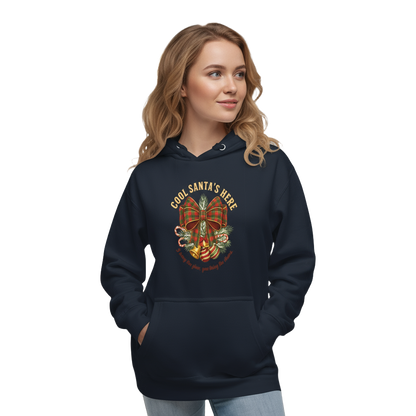 Cool Santa Plaid Bow Christmas Hoodie – Party & Secret Santa