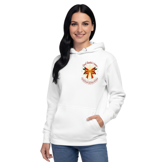 Glowing Mistletoe Bow Christmas Hoodie – Warm, Soft, Gift-Ready