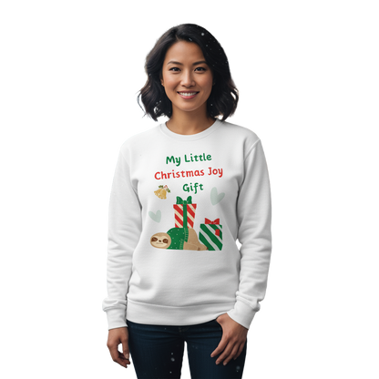 Sloth Christmas Joy Sweatshirt – Party Cozy & Secret Santa Gift