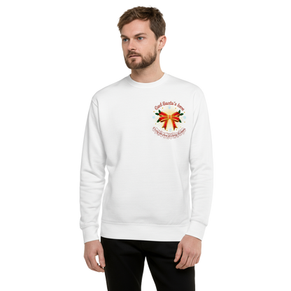 Glowing Mistletoe Bow Christmas Sweatshirt – Snug & Festive