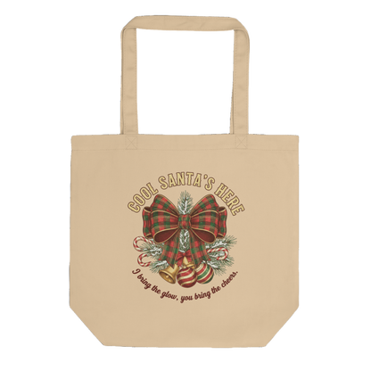 Cool Santa Christmas Tote Bag – Party Carryall & Secret Santa Gift
