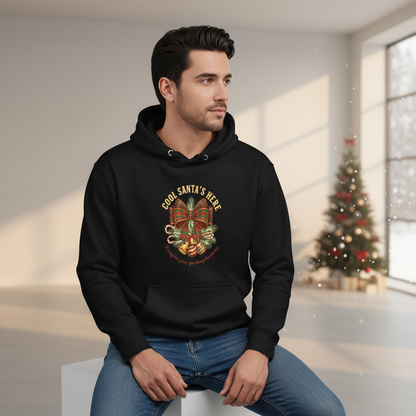 Cool Santa Plaid Bow Christmas Hoodie – Party & Secret Santa