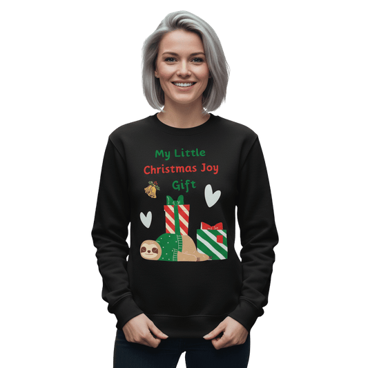 Sloth Christmas Joy Sweatshirt – Secret Santa ＆ Party Cozy Gift