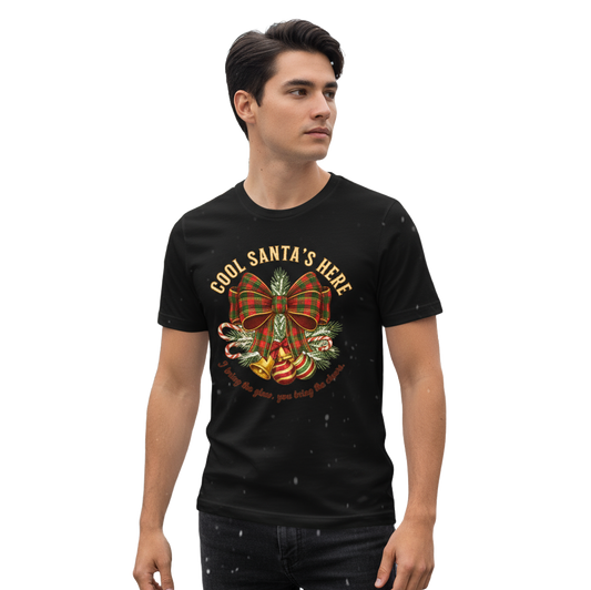 Plaid Bow Christmas Tee – Party, Gift & Secret Santa Ready