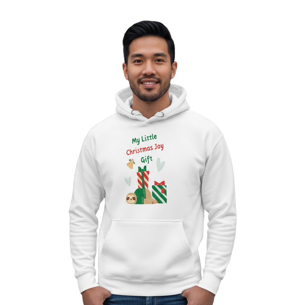 Sloth Christmas Joy Hoodie – Party Cozy & Secret Santa Gift