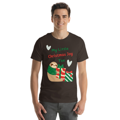 Sloth & Gifts Christmas Tee – Party Selfies & Secret Santa