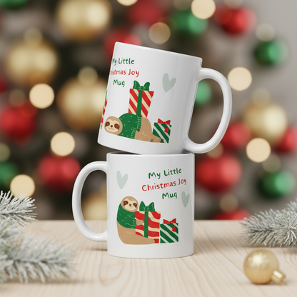 Sloth & Gifts Christmas Mug – Cute Holiday Coffee Cup