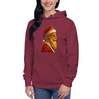 Cool Santa Graphic Hoodie – Unisex Christmas Streetwea