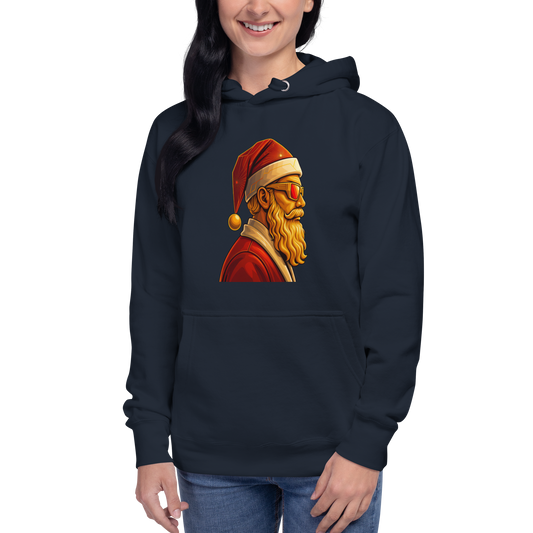 Cool Santa Graphic Hoodie – Unisex Christmas Streetwea