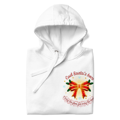 Glowing Mistletoe Bow Christmas Hoodie – Warm, Soft, Gift-Ready