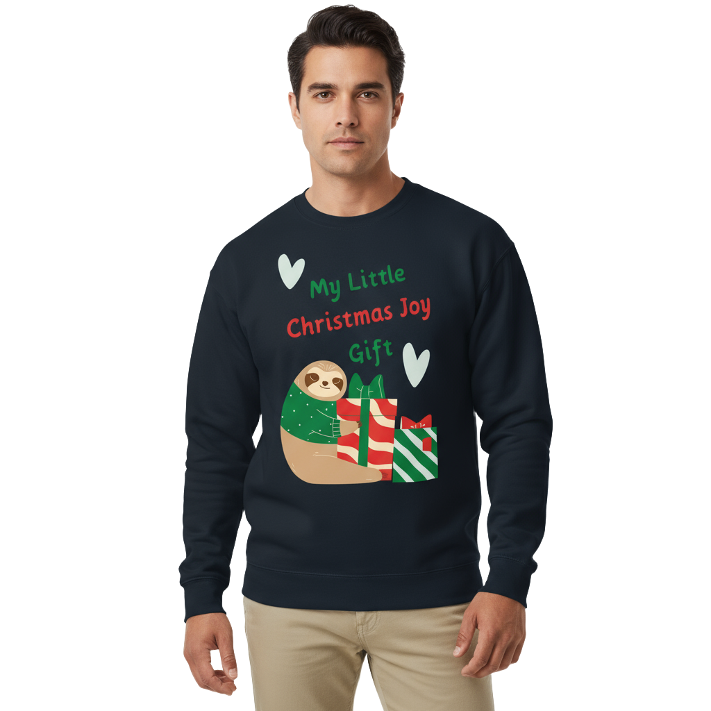 Sloth & Gifts Christmas Sweatshirt – Secret & Cozy Party Santa