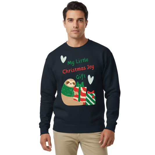 Sloth & Gifts Christmas Sweatshirt – Secret & Cozy Party Santa