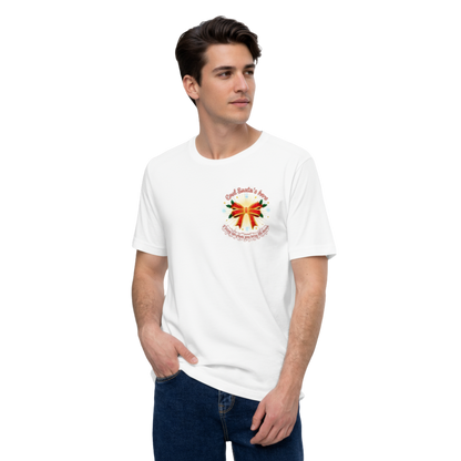 Glowing Mistletoe Bow Christmas Tee – Cozy & Gift-Ready