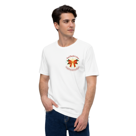 Glowing Mistletoe Bow Christmas Tee – Cozy & Gift-Ready