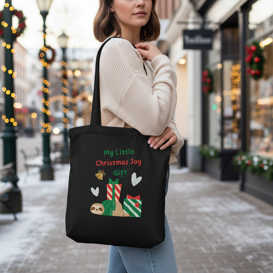 Sloth & Gifts Christmas Tote Bag – Cute Holiday Carryall