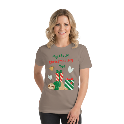 Sloth Christmas Joy Tee – Cozy Party & Secret Santa Gift