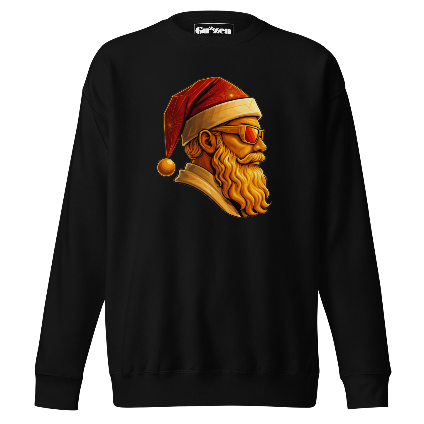 Cool Santa Christmas Sweatshirt – Unisex Crewneck for Holiday Parties & Gift