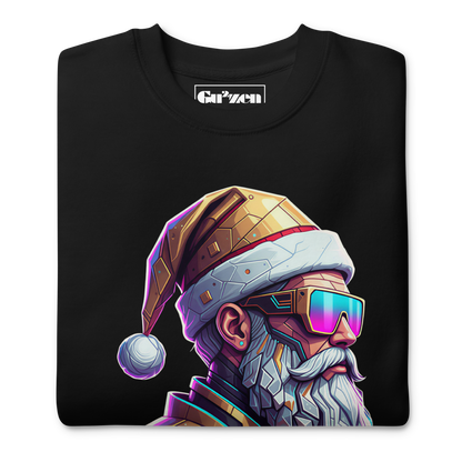Cyber Santa Christmas Sweatshirt – Unisex Crewneck for Holiday Parties & Gifts