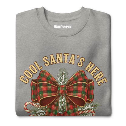 Vintage Plaid Bow Christmas Sweatshirt – Party, Gift & Secret Santa