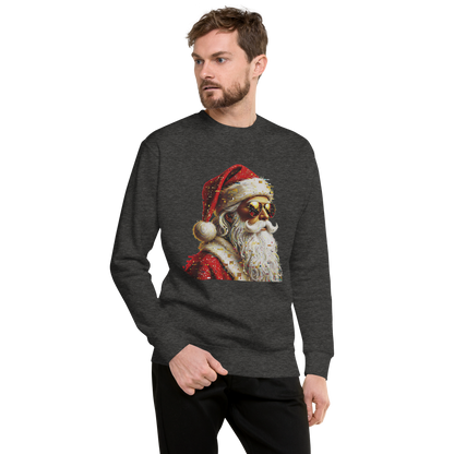 Cool Santa Sunglasses Sweatshirt – Unisex Christmas Crewneck