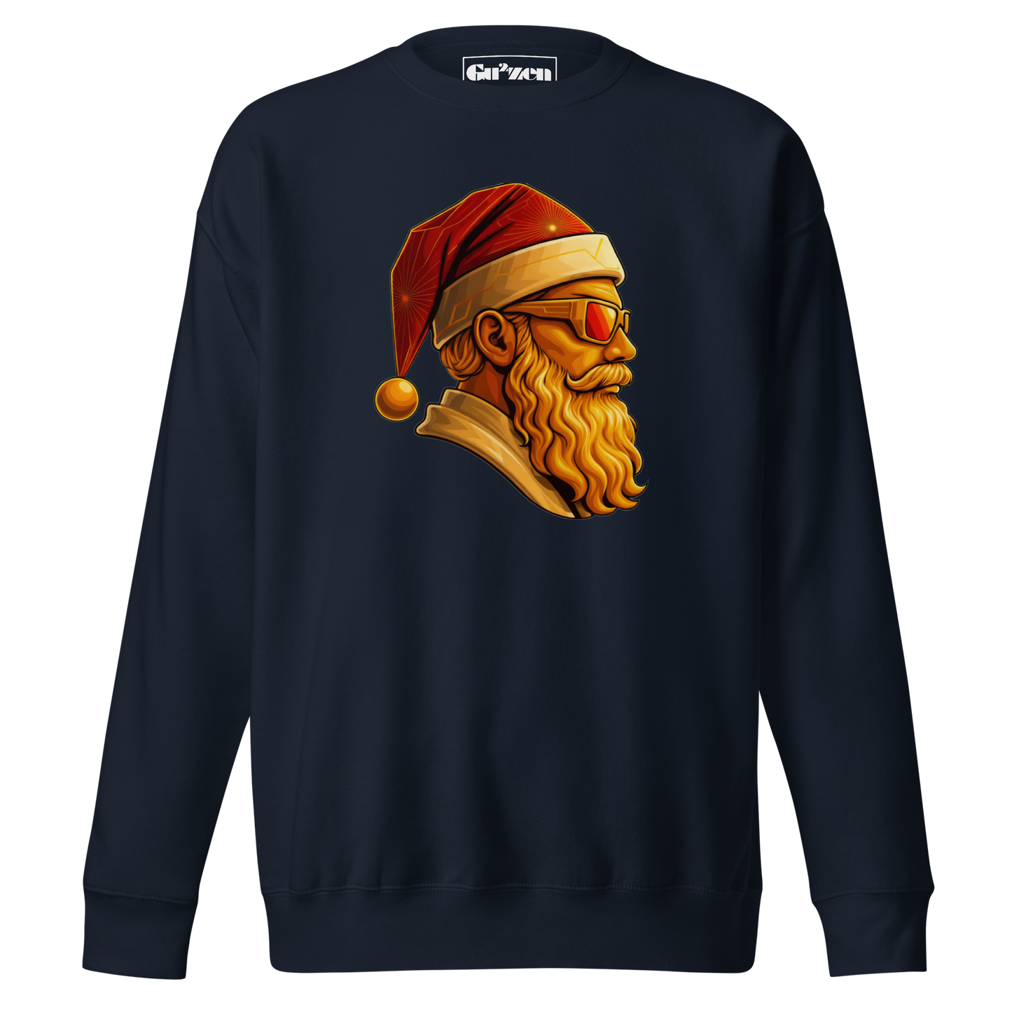 Cool Santa Christmas Sweatshirt – Unisex Crewneck for Holiday Parties & Gift
