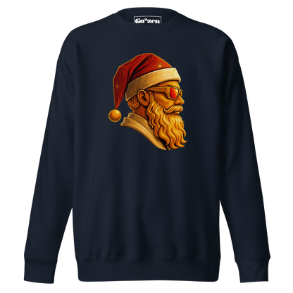 Cool Santa Christmas Sweatshirt – Unisex Crewneck for Holiday Parties & Gift