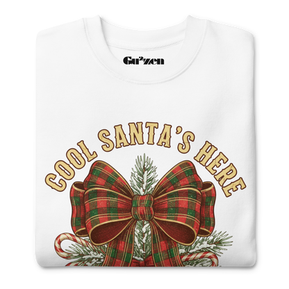 Vintage Plaid Bow Christmas Sweatshirt – Party, Gift & Secret Santa