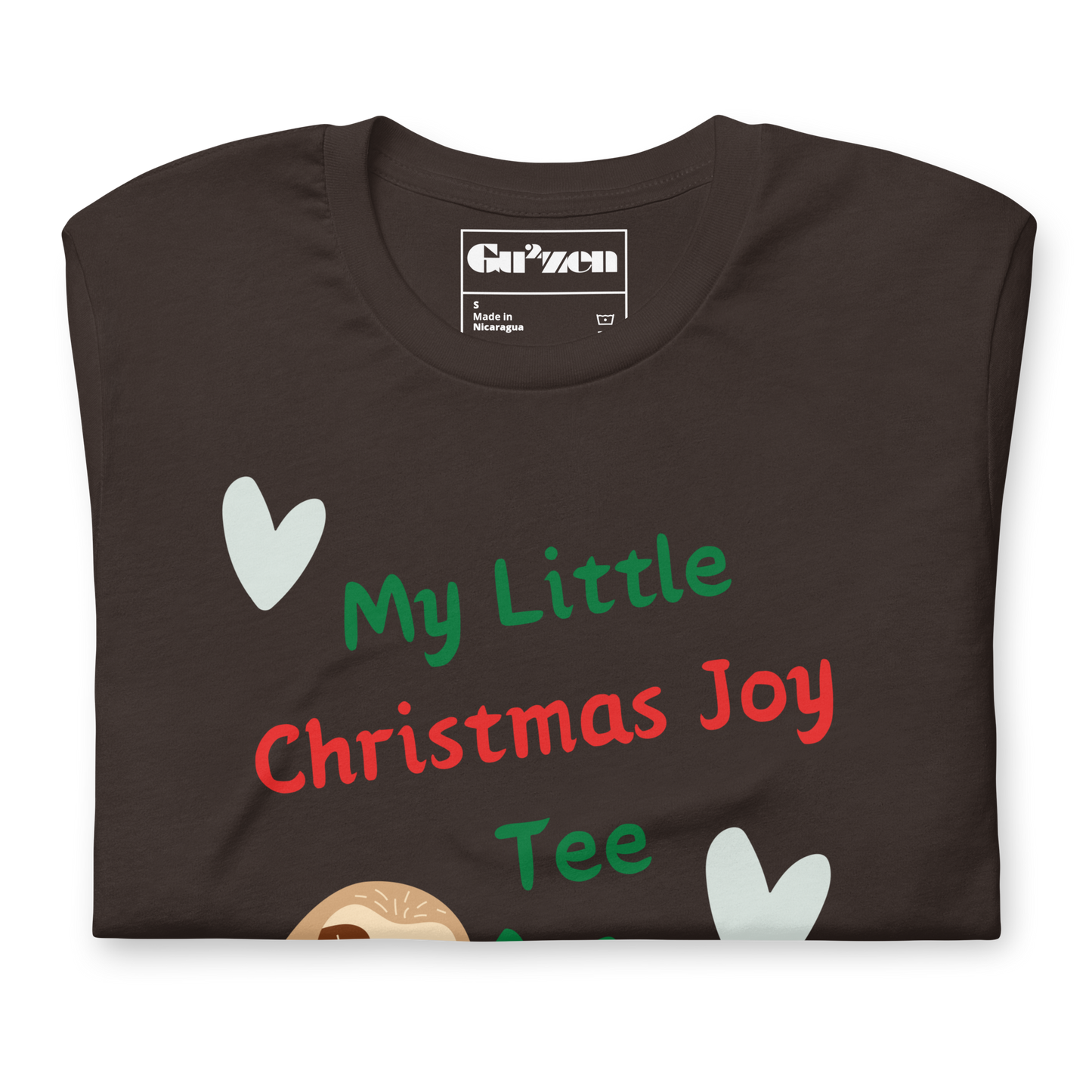 Sloth & Gifts Christmas Tee – Party Selfies & Secret Santa
