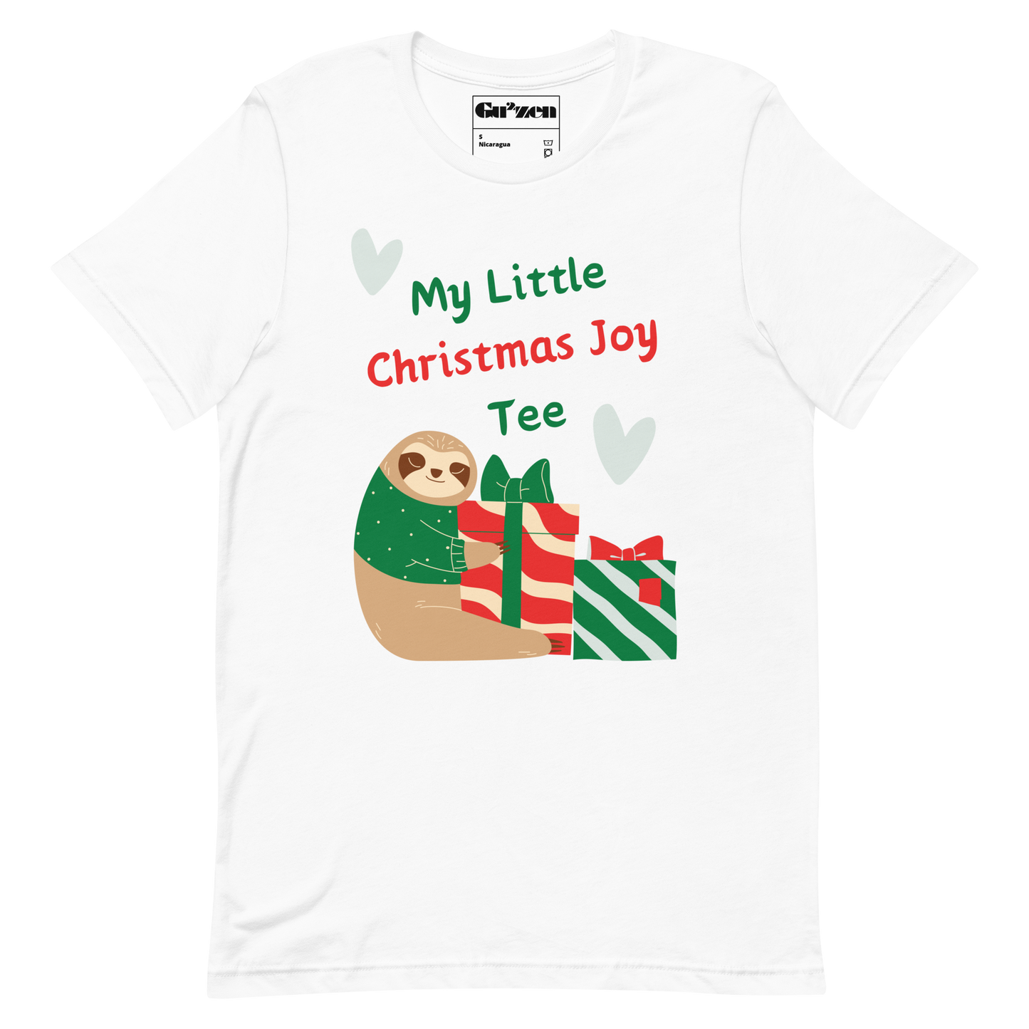 Sloth & Gifts Christmas Tee – Party-Ready Secret Santa Top