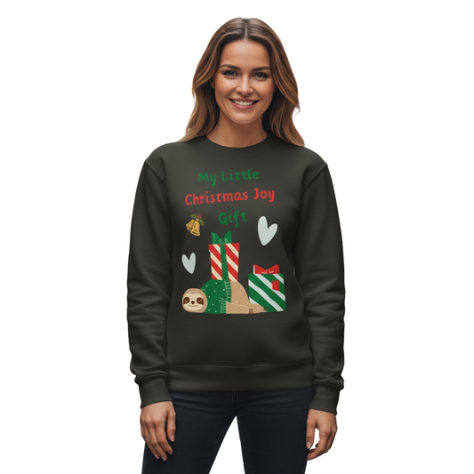 Sloth Christmas Joy Sweatshirt – Secret Santa ＆ Party Cozy Gift