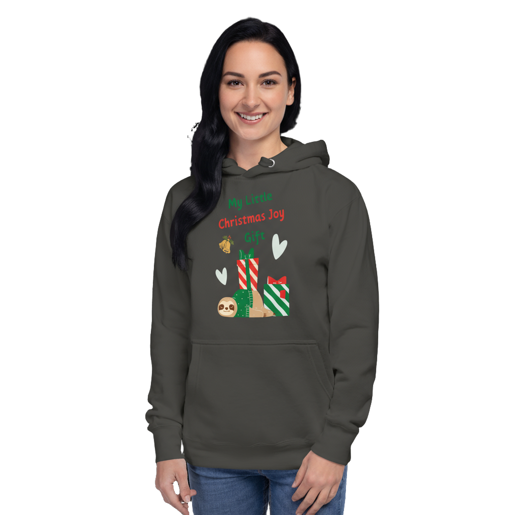 Sloth Christmas Joy Hoodie – Secret Santa ＆ Party Cozy Gift