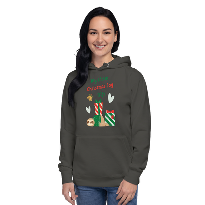 Sloth Christmas Joy Hoodie – Secret Santa ＆ Party Cozy Gift
