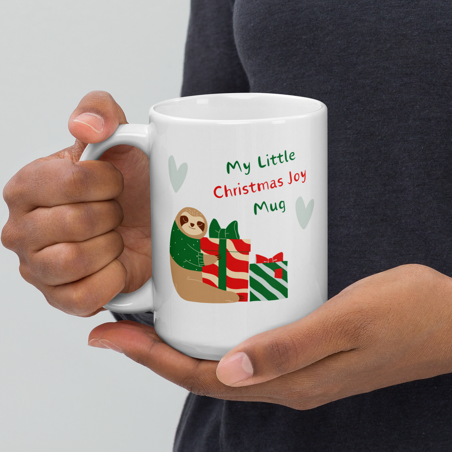 Sloth & Gifts Christmas Mug – Cute Holiday Coffee Cup