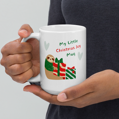 Sloth & Gifts Christmas Mug – Cute Holiday Coffee Cup